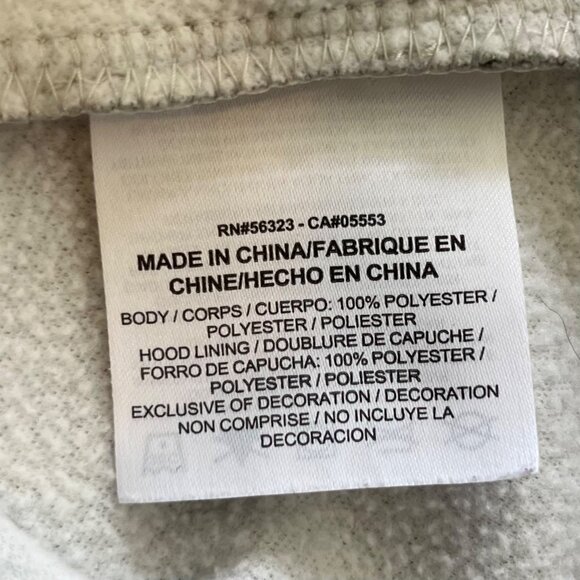 Nike Dri Fit Hoodie Sweatshirt Womens Small Gray Purple Activewear - Picture 7 of 8